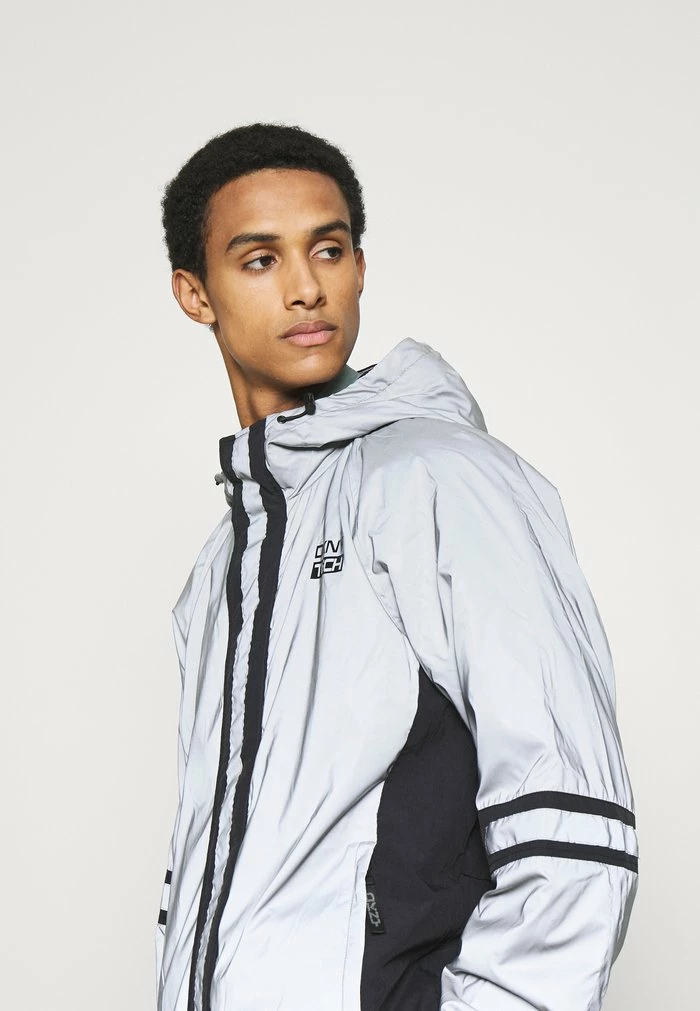 DKNY TOUCH RETRO HOODY - Light Jacket - Silver 7 DKNY TOUCH RETRO HOODY - Light Jacket - Silver - Image 5