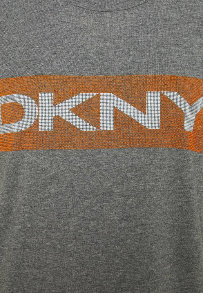 DKNY LOGO BEAD - Print T-shirt - Avenue Grey/marigold 5 DKNY LOGO BEAD - Print T-shirt - Avenue Grey/marigold - Image 3