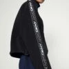 DKNY FLIP LOGO TAPE POLAR HALF ZIP - Fleece Jumper - Black -Bag Haven Store 03d96b41374646f1b05913deec8d1a14