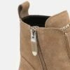 DKNY BARRETT BOOT - Platform Ankle Boots - Warm Taupe -Bag Haven Store 04c4dc608f3e444481c1a6e69a18fc9f