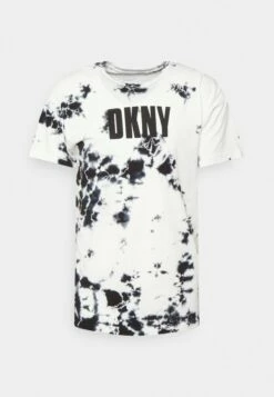 DKNY CLOUD WASH TEE - Print T-shirt - Black