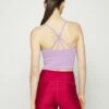 DKNY SEAMLESS STRAPPY CROP REMOVEABLE CUPS - Top - Wild Violet 9 DKNY SEAMLESS STRAPPY CROP REMOVEABLE CUPS - Top - Wild Violet -Bag Haven Store 098f80e9862e454683aa903479ecda2b
