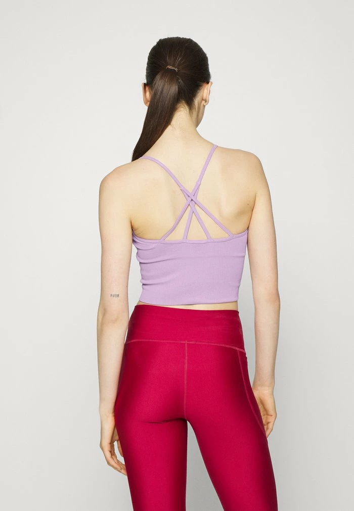 DKNY SEAMLESS STRAPPY CROP REMOVEABLE CUPS - Top - Wild Violet 5 DKNY SEAMLESS STRAPPY CROP REMOVEABLE CUPS - Top - Wild Violet - Image 3