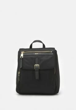 DKNY CORA BACKPACK - Rucksack - Black/gold-coloured