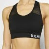 DKNY MEDIUM IMPACT SEAMLESS BRA REMOVABLE CUPS - Medium Support Sports Bra - Black -Bag Haven Store 0a3d66e6d9864048b3bb6662f02ffacc