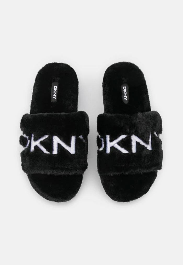 DKNY PALZ SLIDE - Slippers - Black/white 7 DKNY PALZ SLIDE - Slippers - Black/white - Image 5