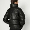 DKNY LOGO APPLIQUE FUNNEL NECK PUFFER - Winter Jacket - Black -Bag Haven Store 0b0b8155cef6459ab720dfe480b9a9b7