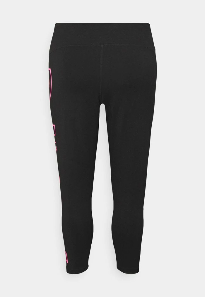 DKNY HIGH WAIST OUTLINE LOGO - Leggings - Laser Pink 4 DKNY HIGH WAIST OUTLINE LOGO - Leggings - Laser Pink - Image 2