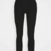 DKNY HIGH WAIST LEGGING CRISSCROSS SIDE BANDS - Leggings - Black -Bag Haven Store 0f6c0cead2c14ce8ac7bad00295b9935