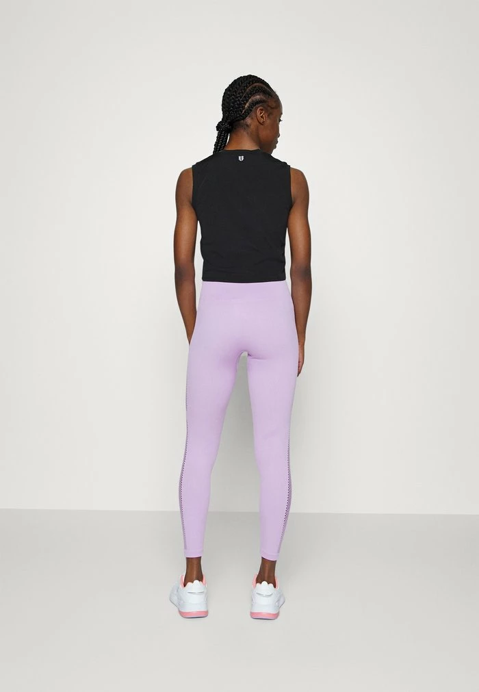 DKNY HIGH WAISTED SEAMLESS - Leggings - Wild Violet 5 DKNY HIGH WAISTED SEAMLESS - Leggings - Wild Violet - Image 3