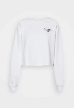 DKNY MINI LOGO CROPPED - Sweatshirt - White