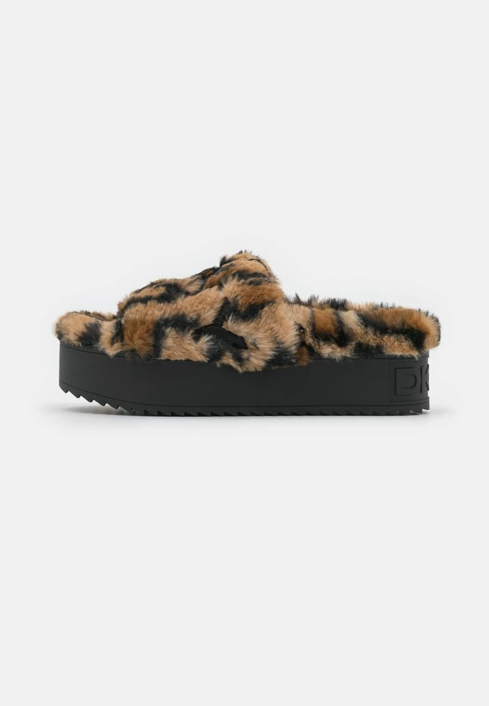 DKNY PALZ SLIDE - Slippers - Camel/multicolor 4 DKNY PALZ SLIDE - Slippers - Camel/multicolor - Image 2