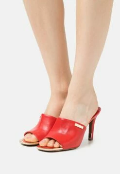 DKNY BRONX MULE - Heeled Mules - Red