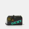 DKNY FELICIA ZIP BODY - Across Body Bag - Black/multi -Bag Haven Store 19e8dd987ede4326bfd40f405b428dba