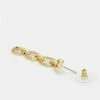 DKNY LINK LINEAR - Earrings - Gold-coloured -Bag Haven Store 1c01d43213044746802fa30733624573