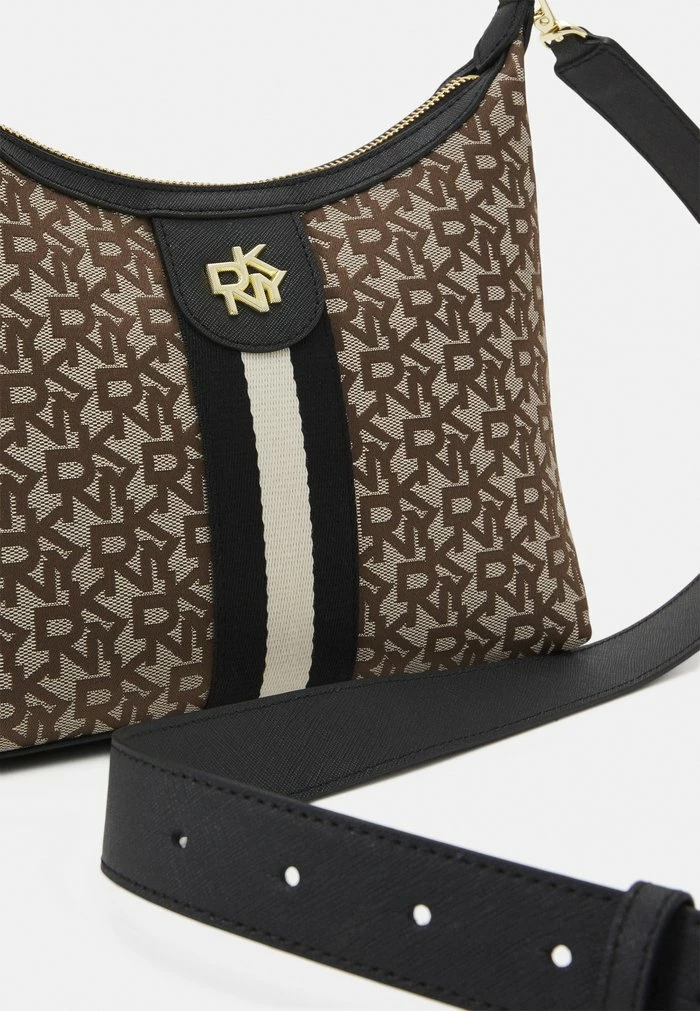 DKNY CAROL POUCHETTTE - Handbag - Chino/black 6 DKNY CAROL POUCHETTTE - Handbag - Chino/black - Image 4