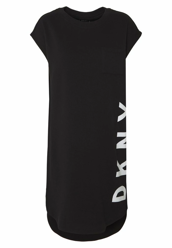 DKNY FOUNDATION LOGO DRESS - Day Dress - Black 7 DKNY FOUNDATION LOGO DRESS - Day Dress - Black - Image 5