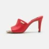 DKNY BRONX MULE - Heeled Mules - Red -Bag Haven Store 1ca68bf30d764923941ef37bf5ea0e0d