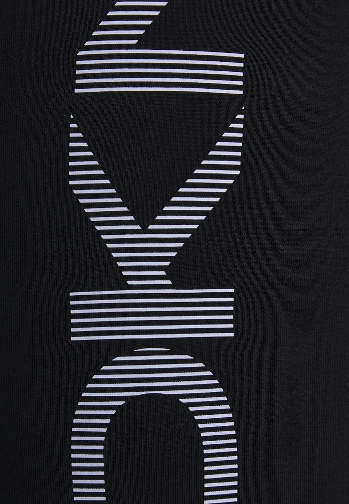 DKNY STRIPE LOGO BIKE - Leggings - Black 5 DKNY STRIPE LOGO BIKE - Leggings - Black - Image 3