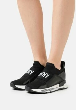 DKNY NOSOTRAS - Slip-ons - Black/white