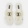 DKNY HALCOTT FLAT THONG - T-bar Sandals - Vanilla -Bag Haven Store 233165f1ea744863871adc8d1585219f
