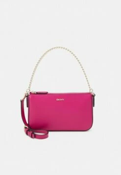 DKNY SUTTON DEMI XBODY - Handbag - Lipstick Pink/gold
