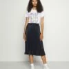 DKNY MIDI PLEATEDSKIRT - Pleated Skirt - Spring Indigo -Bag Haven Store 28c969896a0b41499670daa9bd37da43