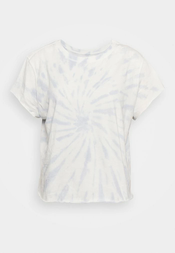 DKNY SPIRAL TIE DYE SHORT SLEEVE BOXY TEE - Print T-shirt - Pale Blue 6 DKNY SPIRAL TIE DYE SHORT SLEEVE BOXY TEE - Print T-shirt - Pale Blue - Image 4
