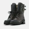 DKNY BART COMBAT BOOT BUCKLE - Lace-up Ankle Boots - Brown/black 11 DKNY BART COMBAT BOOT BUCKLE - Lace-up Ankle Boots - Brown/black -Bag Haven Store 2cc5edd28f3a4f0f97de5b3addccfa2e