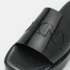 DKNY LAREN PLATFORM SLIDE - Mules - Black -Bag Haven Store 2f01b86dd46a4799a6a244a58fe5eba3