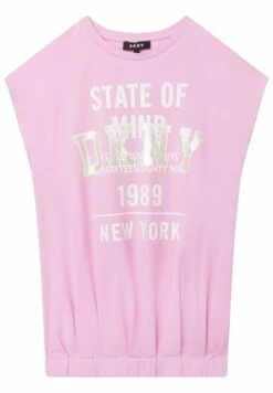 DKNY SHORT SLEEVE - Jersey Dress - Rose Buvard