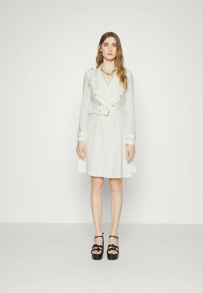 DKNY TRENCH FIT - Day Dress - Ivory 3 DKNY TRENCH FIT - Day Dress - Ivory