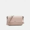 DKNY BRYANT FLAP CBODY SUTTON - Across Body Bag - Cashmere/silver-coloured -Bag Haven Store 3831ac53184242019986e321c0ac9310