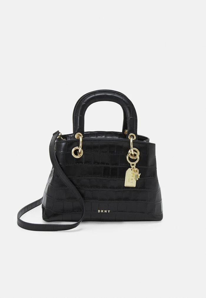 DKNY TONNY SATCHEL - Handbag - Black/gold 4 DKNY TONNY SATCHEL - Handbag - Black/gold - Image 2