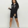 DKNY TRACK LOGO ZIP HOODI - Zip-up Sweatshirt - Black -Bag Haven Store 3aab115cc1cd46b49e30df991ecc2e79