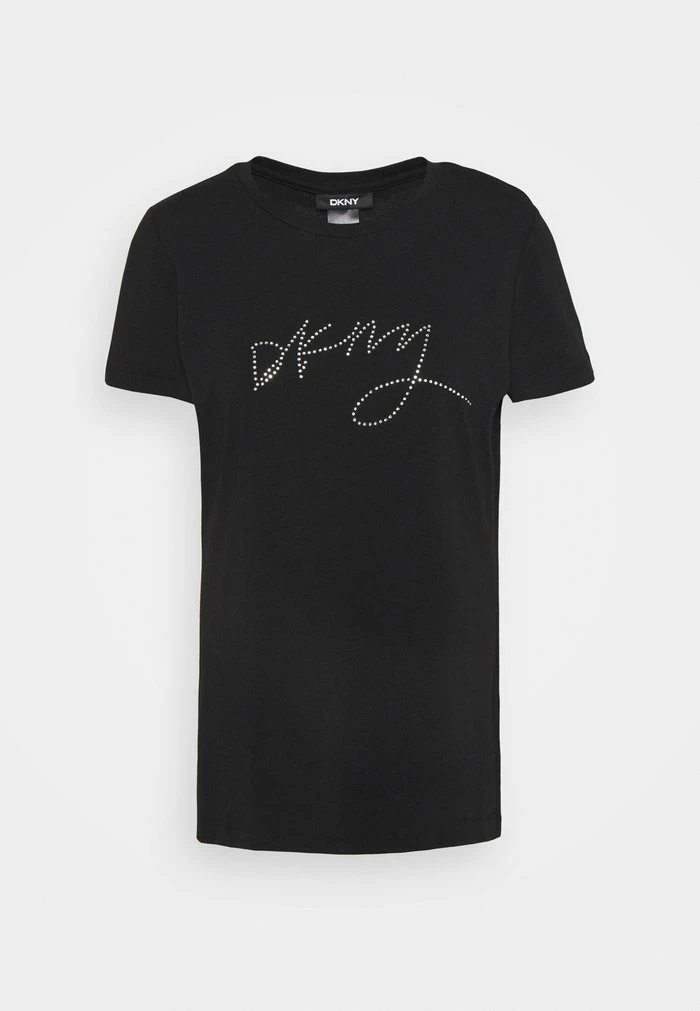 DKNY SCRIPT LOGO - Print T-shirt - Black 6 DKNY SCRIPT LOGO - Print T-shirt - Black - Image 4