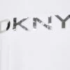 DKNY BOX LOGO - Print T-shirt - White/metallic Silver -Bag Haven Store 3d4f186545a44fc0a8f520c8c7faab13