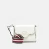 DKNY LEINA FLAP CBODY - Across Body Bag - White/silver -Bag Haven Store 3da5da6f150a49a1801b2c028b3356e4