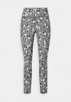 DKNY GARDEN PARTY HIGH WAIST - Leggings - Black/white