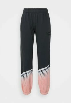 DKNY PLACED TIE DYE - Tracksuit Bottoms - Rosewater
