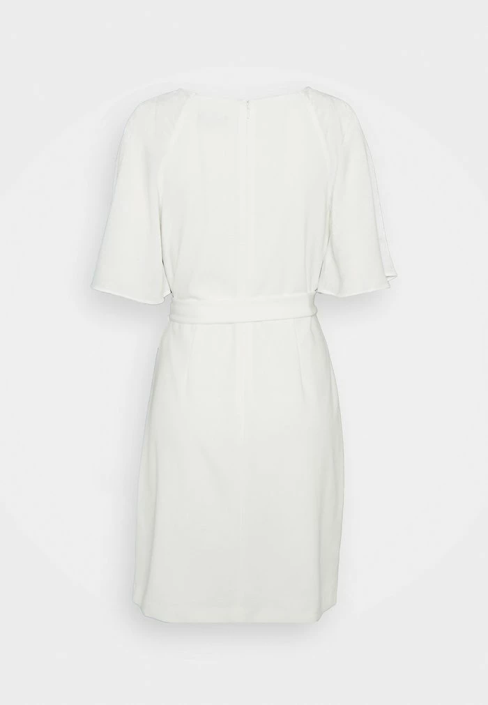 DKNY CAPE SLEEVE COMBO SHEATH - Day Dress - Ivory 4 DKNY CAPE SLEEVE COMBO SHEATH - Day Dress - Ivory - Image 2