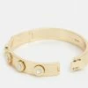 DKNY LOGO RIVET BANGLE - Bracelet - Gold-coloured -Bag Haven Store 430b958da2ff483ba840af77e22055e9