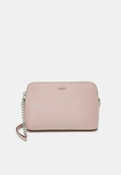 DKNY BRYANT DOME SUTTON - Across Body Bag - Cashmere/silver-coloured