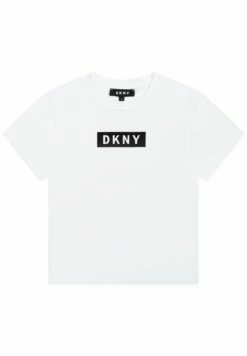 DKNY SHORT SLEEVES - Print T-shirt - Blanc