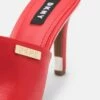 DKNY BRONX MULE - Heeled Mules - Red -Bag Haven Store 48147b3d028e45d1aded2074f0f95113