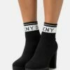 DKNY TESSA - Platform Ankle Boots - Black -Bag Haven Store 48704e99df584ae18287597458e1123f