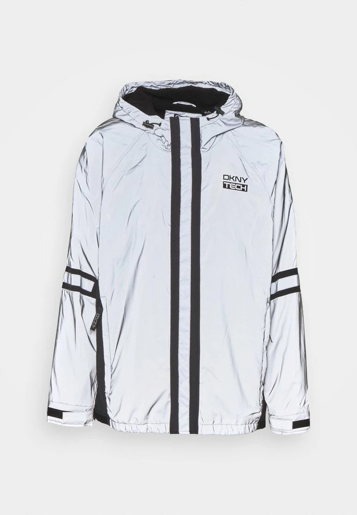 DKNY TOUCH RETRO HOODY - Light Jacket - Silver 8 DKNY TOUCH RETRO HOODY - Light Jacket - Silver - Image 6