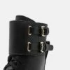 DKNY BART COMBAT BOOT BUCKLE - Lace-up Ankle Boots - Black -Bag Haven Store 49058b683de74bba985c869688909852