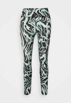 DKNY MARBLE SWIRL PRINT HIGH WAIST - Tracksuit Bottoms - Beach