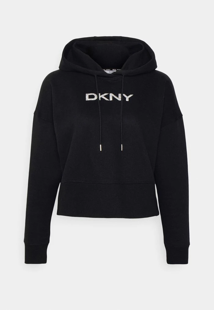 DKNY DEBOSSED SNAKE LOGO HOODIE - Hoodie - Black/silver 8 DKNY DEBOSSED SNAKE LOGO HOODIE - Hoodie - Black/silver - Image 6